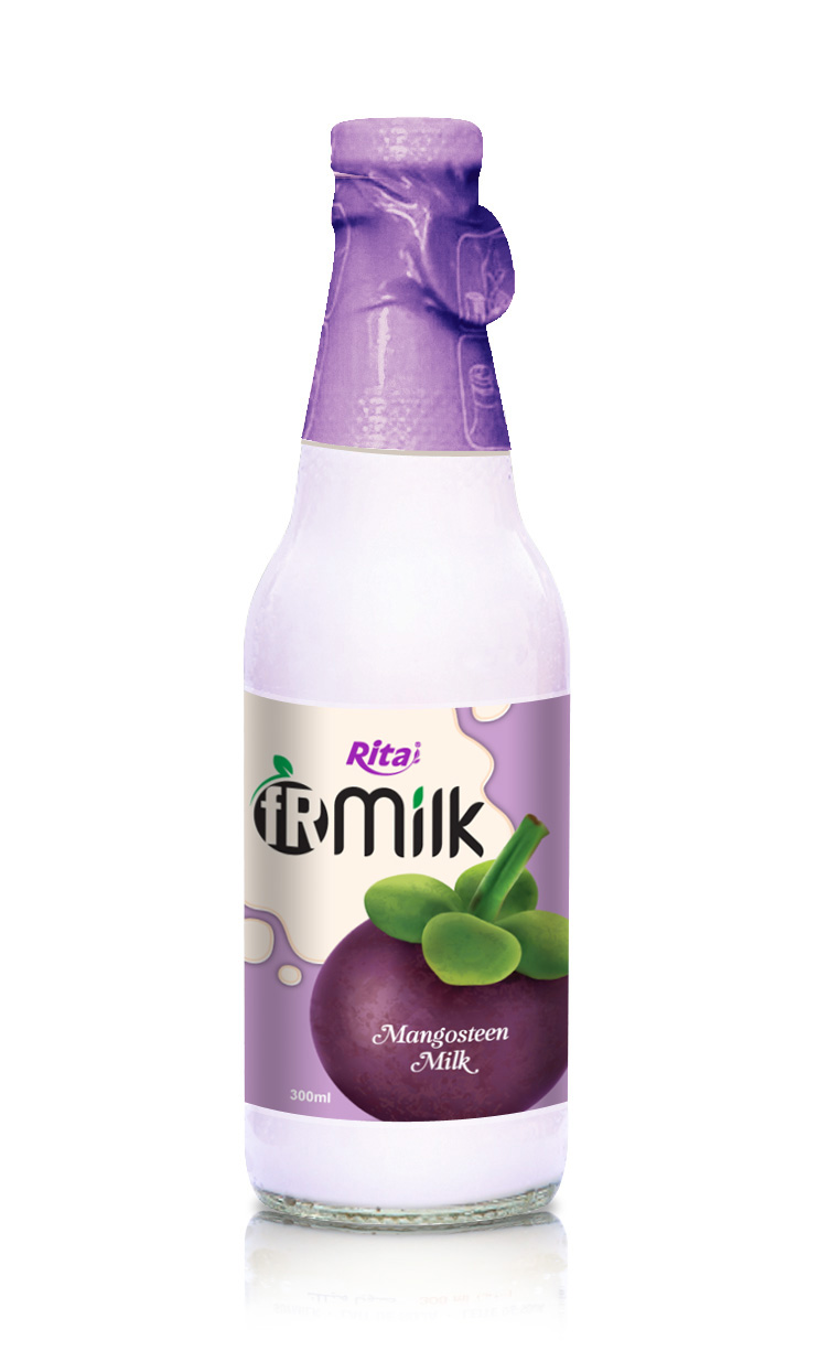 300ml Mangosteen milk Glass Bottle
